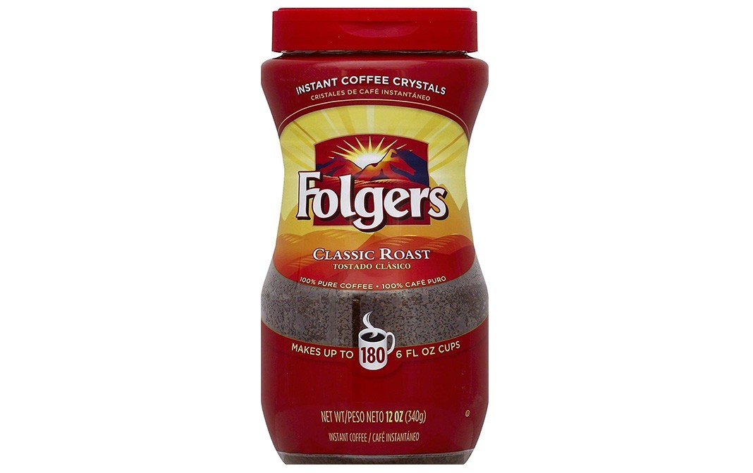 Folgers Classic Roast, Pure Coffee   Jar  340 grams